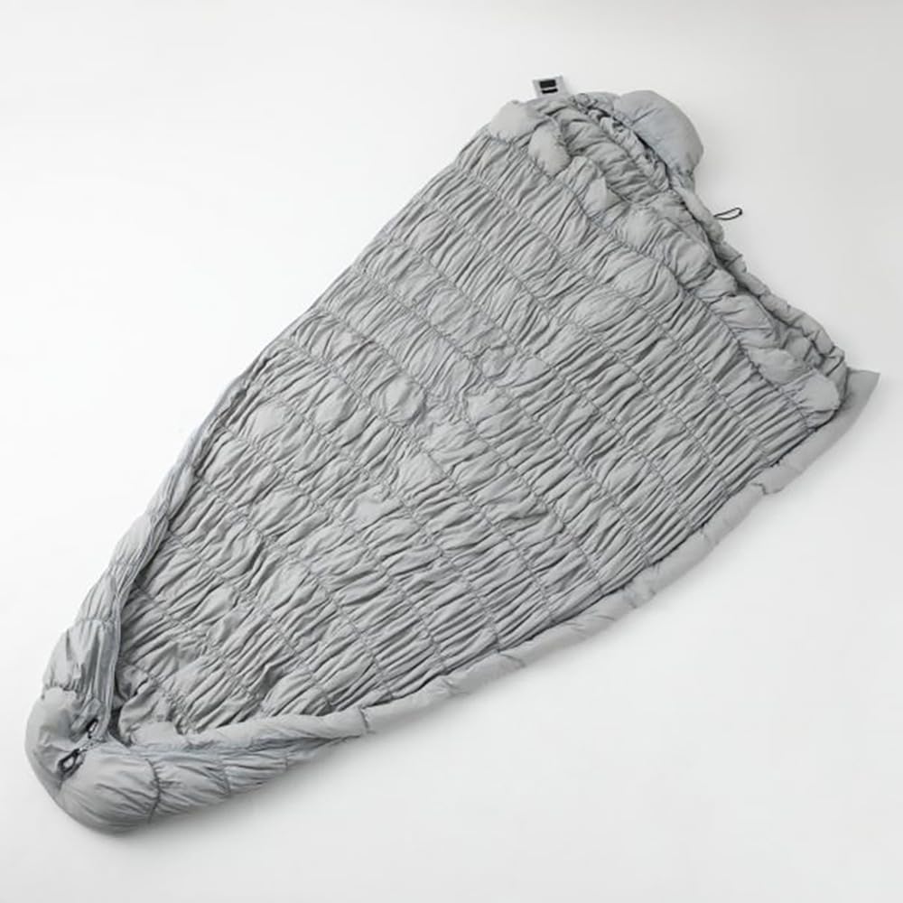 Whole Earth Sleeping Bag Mummy Type Acrobatic Sleeping Bag 5 WE2LDE07 GRY Camping Winter -5℃ (Gray/FF)