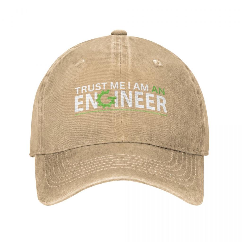 Trust Me I'm An Engineer Meme Mechanical Unisex Baseball Cap Engineering Quote Distressed Washed  Hat Outdoor Snapback Cap