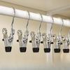 Multifunktionaler Hosenclip aus Edelstahl für den Haushalt, Kleiderschrank, Kleidungsaufbewahrung, Hut- und Sockenclip, keine Spur, Haken, Wäscheklammer