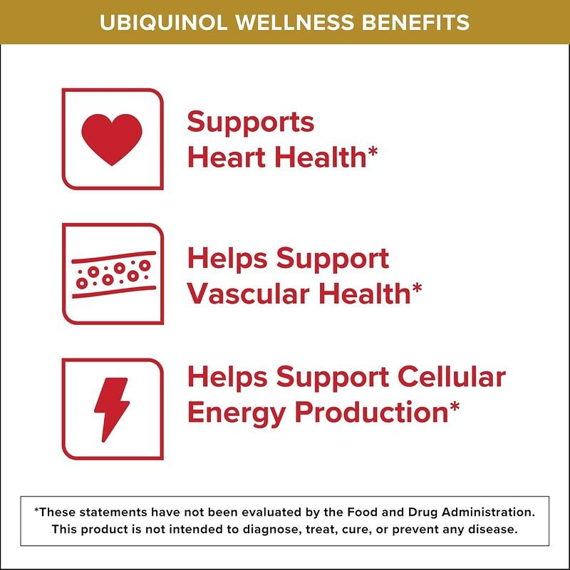 Ubiquinol, 200 mg, 120 Softgels