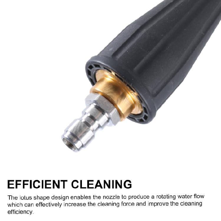 Pressure Washer Tips Turbines Nozzle Pressure Washer 1/4 Quick Connection 3600PSI Rotating 360 Pressure Washer Nozzle