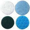 Washable Replacement Brush Head Reusable 4 PCS Cordless Cleaning Brush Reusable Scrub Pads Electric Spin Scrubber