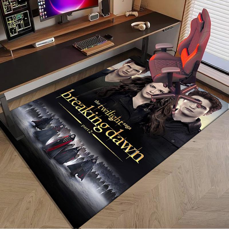 Eclipse Twilight vampire Carpet, Chair Rug,Rug for Office Bedroom living rooms, Doormat decor Fan Gift Christmas Gift