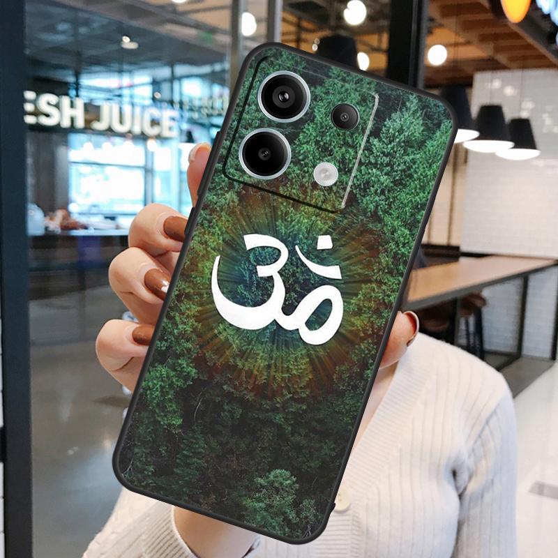 Aum Om Yoga Symbol Case For Xiaomi Redmi Note 14 Pro 10 11 12 13 15 Pro Plus Redmi 15C 14C 10C 12C 13C 15 Cover