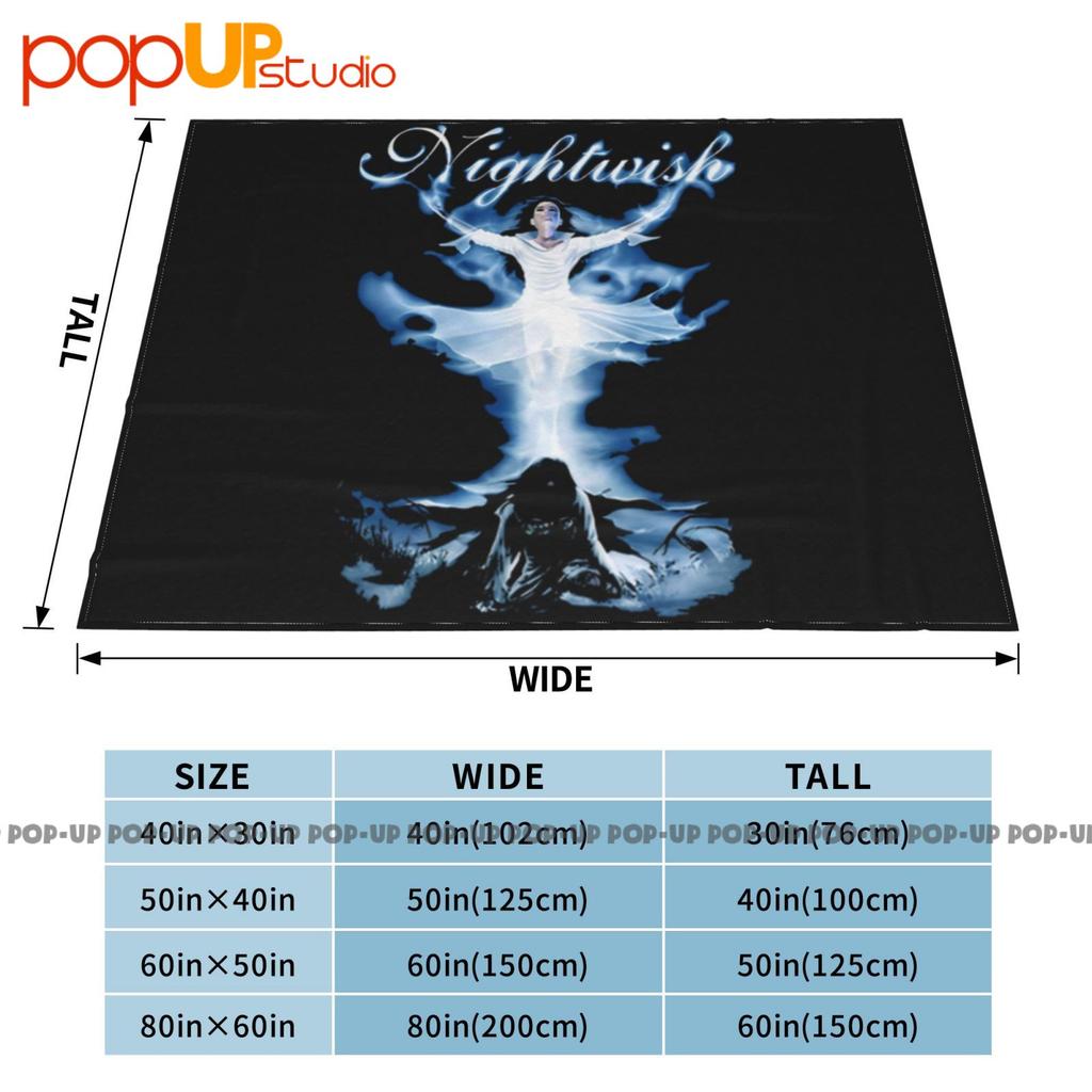 Nightwish Band Ghost Love Score Used Very Reprint Ultra-Soft Blanket Quilt Winter Sofa Cover Bed Covers