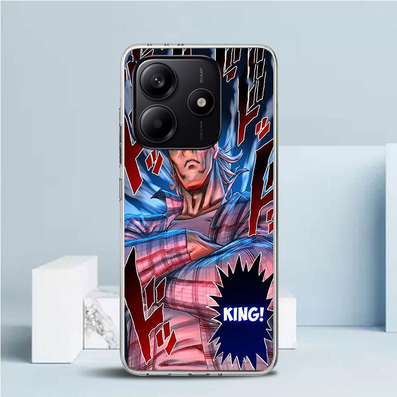 One P-Punch-Man Saitama King Phone Case For Xiaomi Redmi Note 15 14 14S 13 12S 12 Pro Plus 11S 11 11T 11E 10S 10 + Soft TPU Back