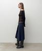 Daiaegeuneol One Off Shoulder Spray Knit (Black)