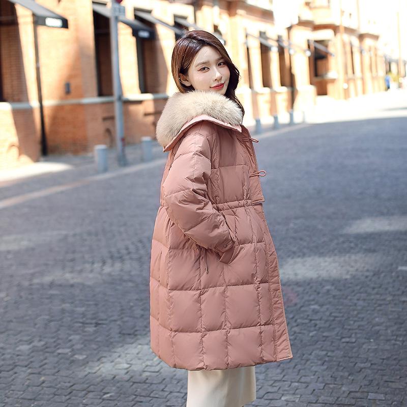 The New Autumn and Winter Big Yards Fat and Large Warm with Winter Korean Version of The Fashion Down Jacket Female