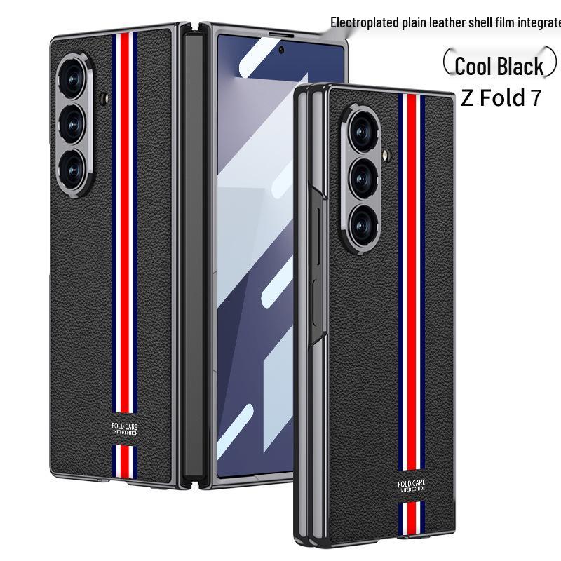 Luksusowe etui ochronne ze skóry PU dla mężczyzn na Samsung Z Fold7