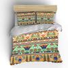 Symmetrical Egyptian-style Pattern Bedding Set for Kids Luxury Gift 3pcs Digital Print Comforter Set Soft Comfortable Breathable