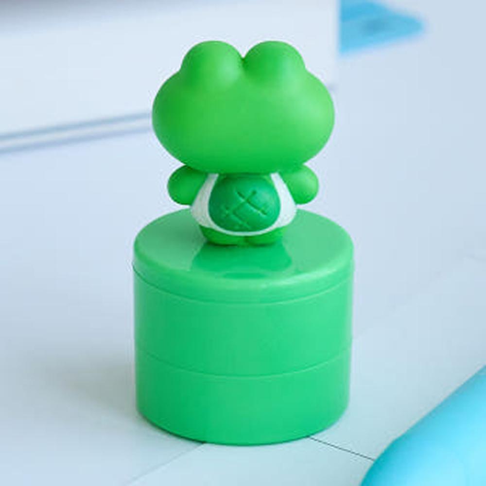 LINE FRIENDS Lennini Personaggio Rana Carina Diario per Bambini Timbro Peluche