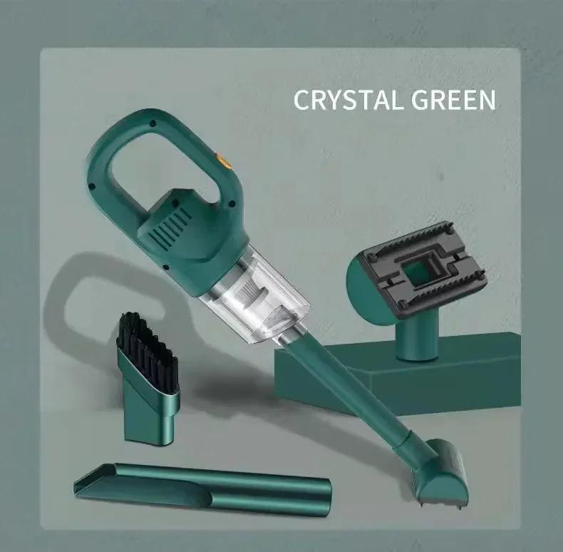 

Автомобильный пылесос 2 в 1 60000PA беспроводной пылесос ручной заряжаемый пылесос сжатого воздуха для домашнего офиса зелёный