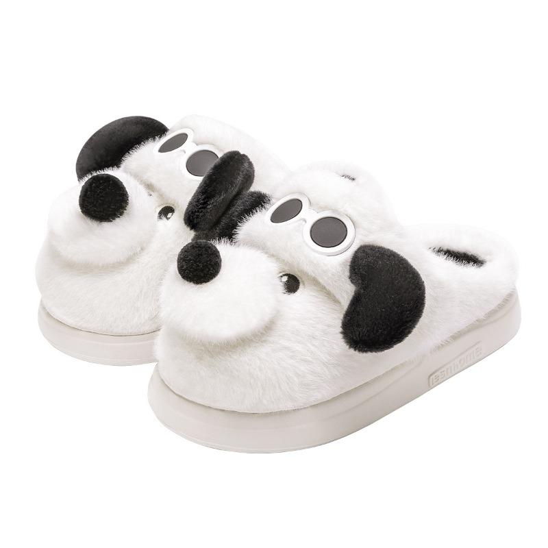 Puppy cotton slippers women's winter new bag and indoor home cute plush slippers women's winter