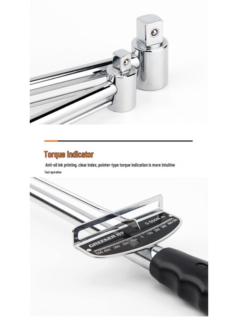 Green Forest Dial Torque Wrench - Kilogram Scale