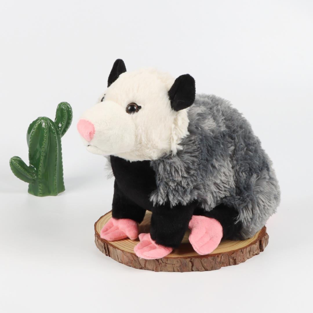 Плюшевый опоссум Имитация опоссума Плюшевый Милый хомяк Украшение Подушка Игрушка Медведь