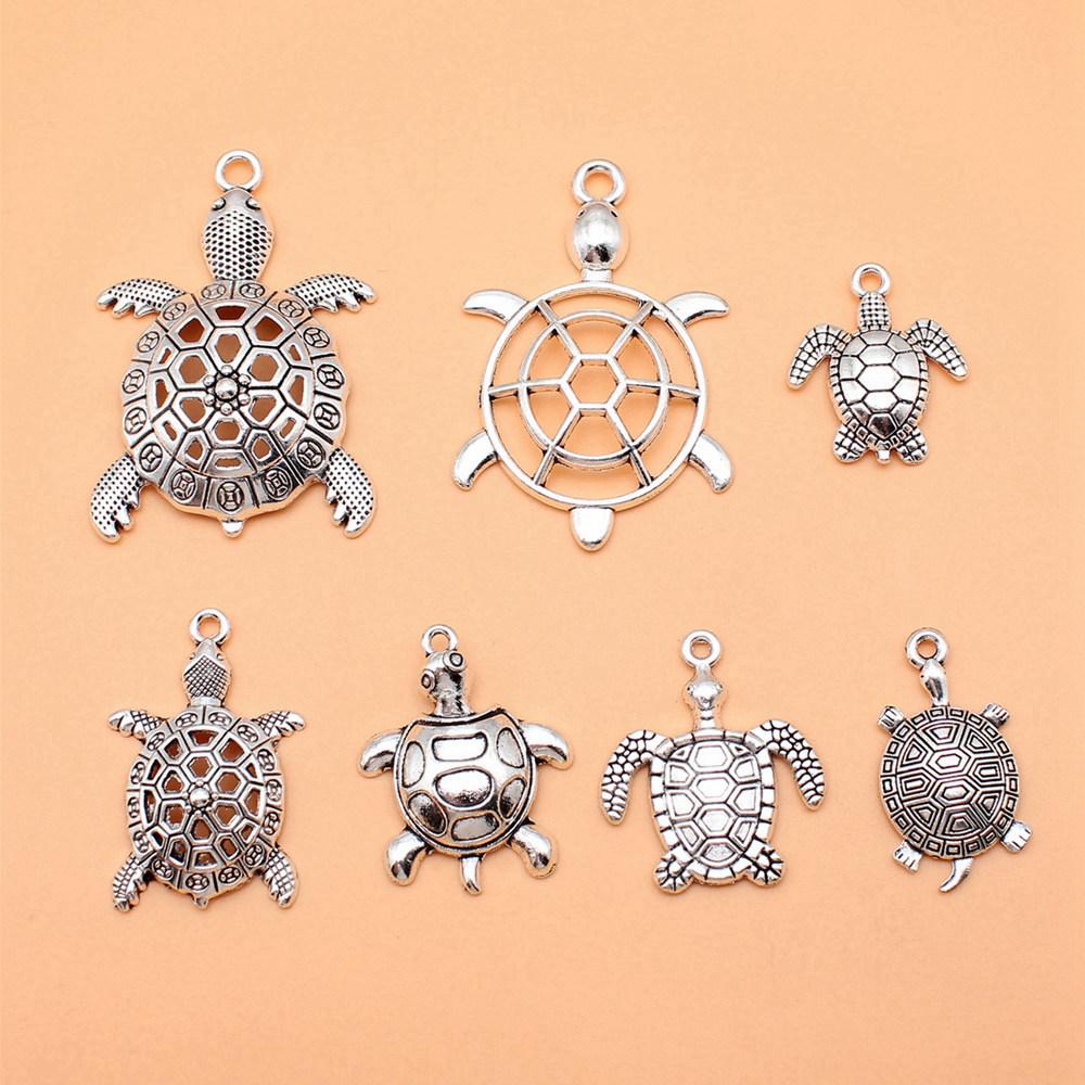 Dolphin Charms 1 Sets Mix Animal Pendants For Ocean Themed Jewelry Making Mix Set
