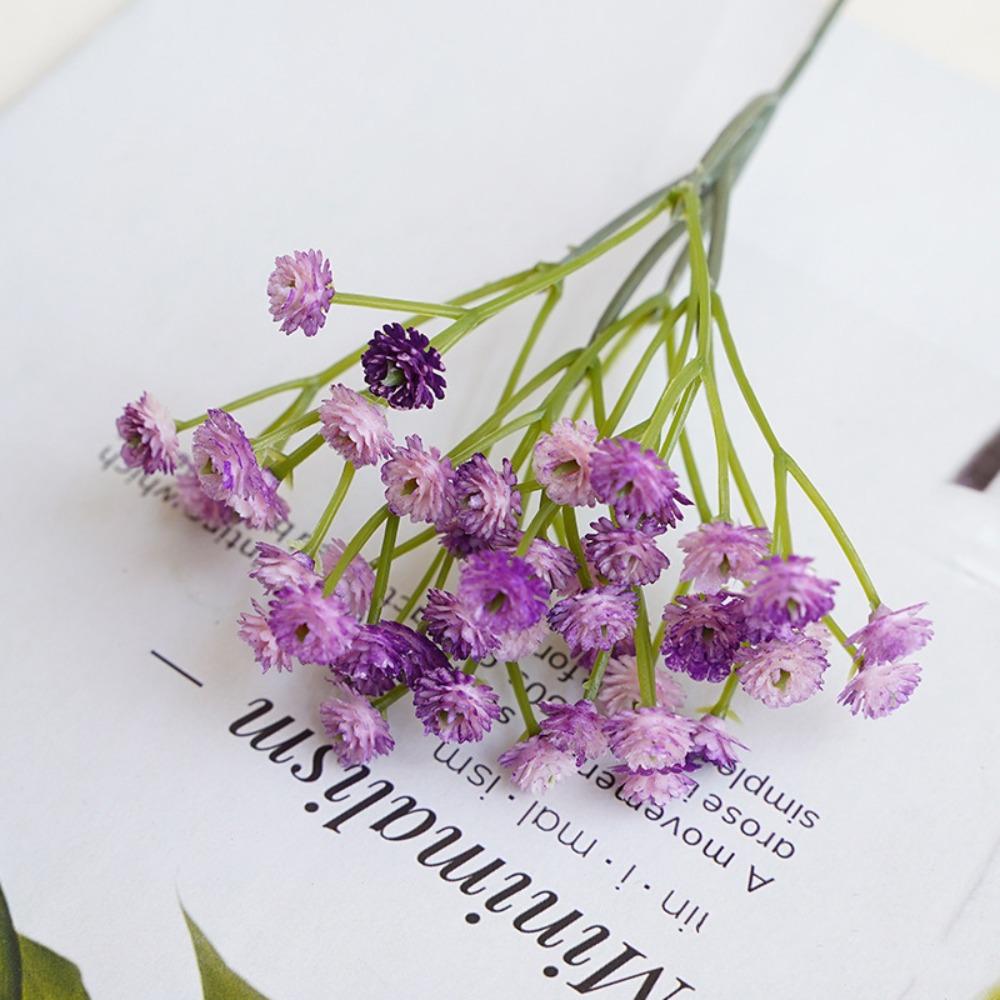 

3PCS Plastic Babies Breath Fake Flower Flower Arrangement Floral Bouquets DIY Accessories Artificial Flowers Photo Props