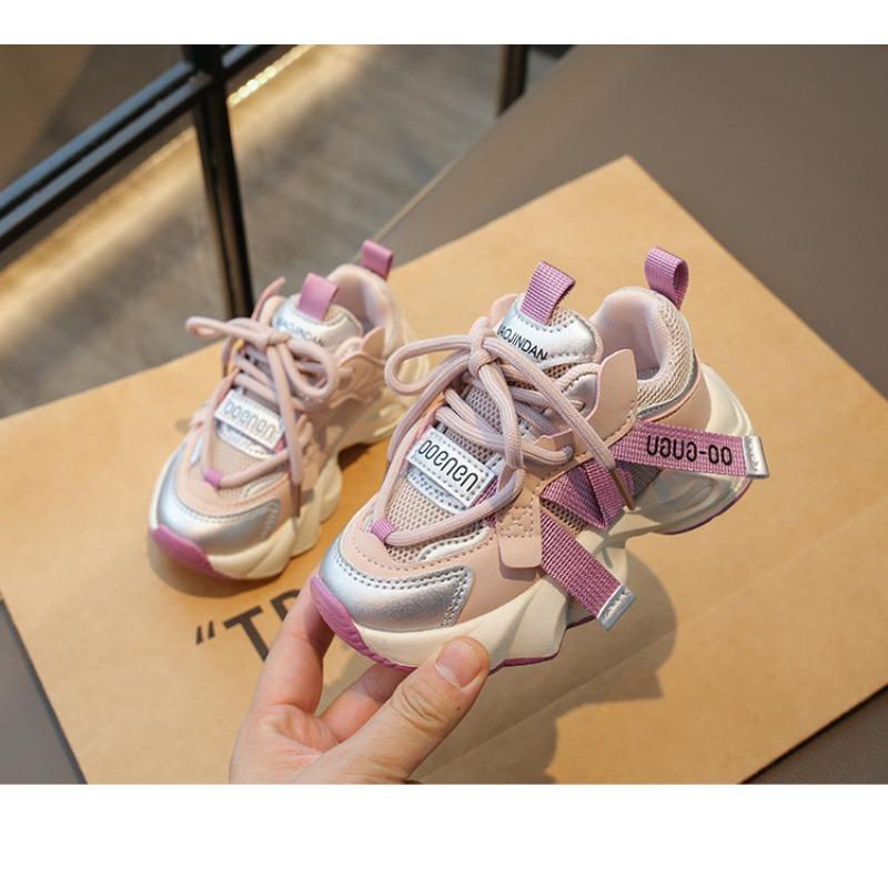 Frühlings-Mesh-Freizeit-Laufschuhe für Mädchen