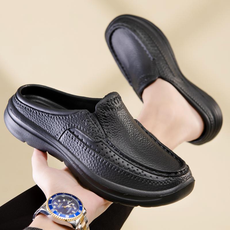 Indoor Sandals Men Slipper for Men Office Slippers Walk Around Home Sliders Mens Shoe Living Room Slippers Men’s Flip Flop