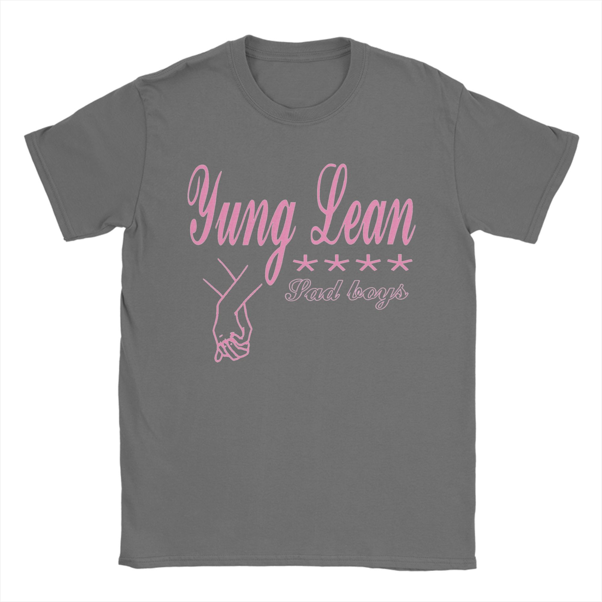 

Друкована футболка Yung Lean Sad boys Hands рожева для чоловіків жінок з чистої бавовни футболки з коротким рукавом топи XXXL