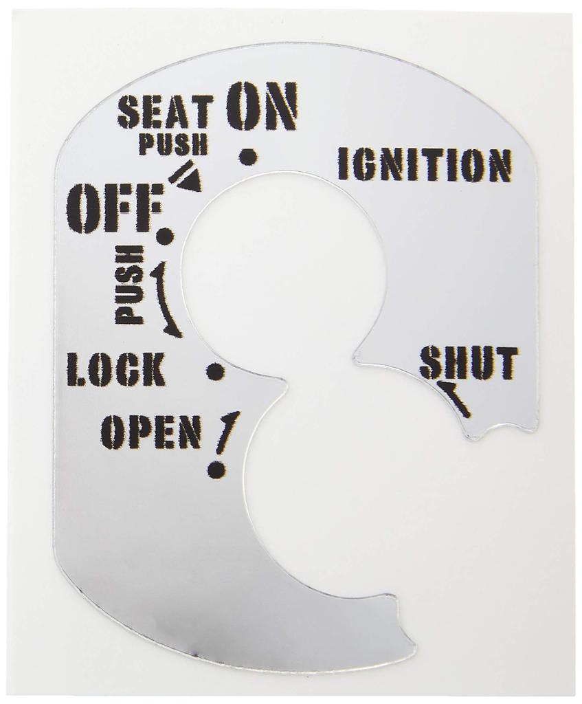 RinParts Key Cylinder Sticker for Zoomer Type 2 Plated 1113133