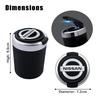 CJBPBI1 For Nissan Qashqai X-trail Tiida Note Juke Sentra Patrol Almera Leaf Multifunctional Car Ashtray Cup Interior Auto Accessories