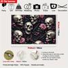 Gothic horror-themed backdrop dark Halloween festival celebration event party decoration