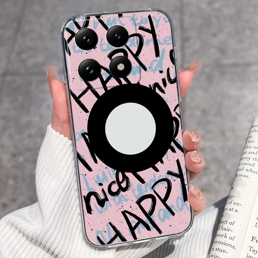 

Протиударні прозорі чохли для телефону для Xiaomi 15T 14T 12T 15 14 13 Pro 12X 12S Літній візерунок з цуценятами Захисна плівка для екрану Протиковзка накладка для Xiaomi Бамперний чохол Xiaomi 12S Ultra