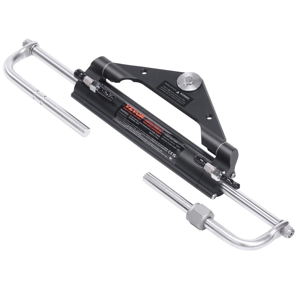 Hydraulic Outboard Steering Kit, 150HP, Marine Boat Hydraulic Steering System, with Helm Pump Two-Way Lock Cylinder and 26 Feet Hydraulic Steering