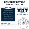 YETI Rambler 12oz Stainless Steel Vacuum Insulated Bottle with Hot Shot Cap, Key Lime