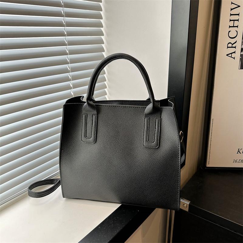 Stylish Pu Tote Bag For Women Large Capacity Shoulder Crossbody Bag Summer Fashion