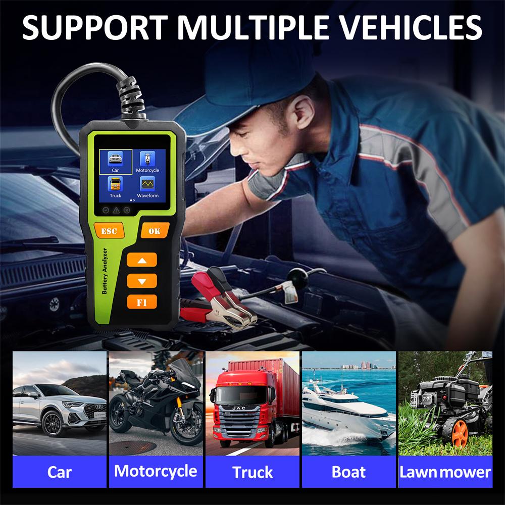 BT30 Car Battery Analyser In-vehicle Diagnostic Tool Battery Safety Analyser