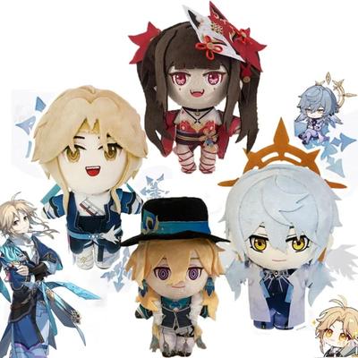 Honkai Star Rail Plush Toys Aventurine Sunday Yanqing Sparkle Stuffed Dolls Cartoon Plushies Figures Birthday Christmas Gifts