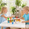 Kids Memory Challenge Toy Bottle Color Matching Board Game, with 14 Colorful Bottles & Wooden Recognition Game Storage Rack, 2-4 Players Family Night