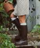 Nswe Vlocker Long Rain Boots 7Cm (Mulberry Brown) -Nsw101Mr