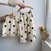 Kids Girls Clothes Suits Summer Children Girl Polka Dot Clothing Set Baby Girl Dot Vest Pants Two Pcs Clothing Sets