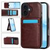 Portefeuille en Cuir avec Porte-Cartes Support Coque de Téléphone pour IPhone 17 Air 16 Pro Max 15 14 Plus 13 12 11 X XS XR 8 7 Housse de Protection