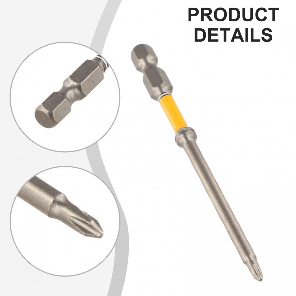Electric Screwdriver Bit 1pc PH2 Cross 14 Hex Shank for Electric Hand Tools