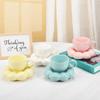 Ceramic Cloud Coffee Mug Sets Creative Flowers Saucer Mug Exquisite Office Afternoon Tea Cups Kitchen Drinkware Home Accessories
