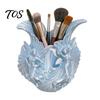 Desktop Storage Container Makeup Brush Holder, with Thickened Stable Base, Fairies Decor Silk Cute Pen Holder Texture Box, for Dressing Table Pens And