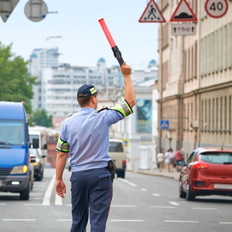 LED dopravní obušek LED dopravní hůlkový obušek Vodotěsný bezpečnostní dopravní hůl za každého počasí s protiskluzovou rukojetí pro vysokorychlostní silnice