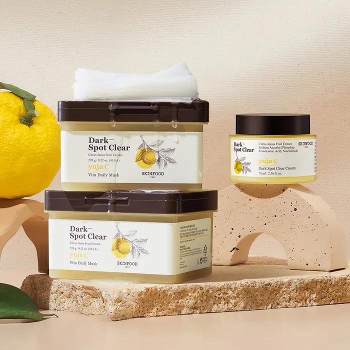 Yuja Seed Vita Daily Mask 60 Sheets & Blemish Clearing Cream