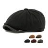 Autumn Winter Warm Hat Men's Octagonal Hat British Retro Forward Hat Paintsman Hat Newsboy Hat