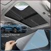Car Suede Fabric Anti-uv Electrostatic QZEY Adsorption Sunroof Sunshade For LINCOLN AVIATOR 2020-2026 Auto Heat Insulation Skylight