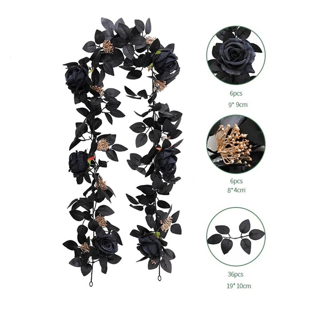 For Home Halloween Decoration Artificial Flowers Halloween Period Realistic And Natural Look Sturdy And Resistant