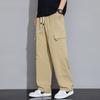 Men's Overalls Spring and Autumn New Youth Loose Casual Sports Pants Men's Solid Color Trousers