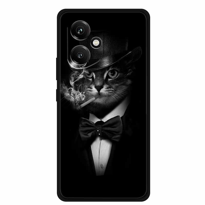 For Honor 400 5G Case Honor400 Phone Cover Wolf Lion Black Silicone Soft Coque For Honor 400 Pro 5G Back Cover Case Funda Shell