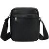 Commuter Monogram Letter Pressed Mixed Material Shoulder Bag Men Shoulder Bag Space-Black 4D3204G-UB1
