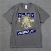 Maglietta Hip Hop da Donna con Gatto Divertente Streetwear Harajuku Maglietta Oversize Estiva a Maniche Corte Maglietta Larga Casual Top Magliette