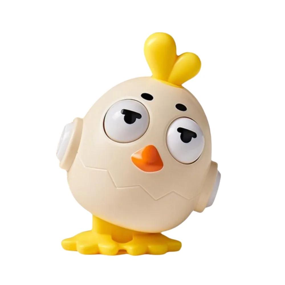 New Design Kawaii Animal Key Chain Cute LED Light Feature Sound Key Chain Pressing Mechanism Sound Effect Pressing Keychain